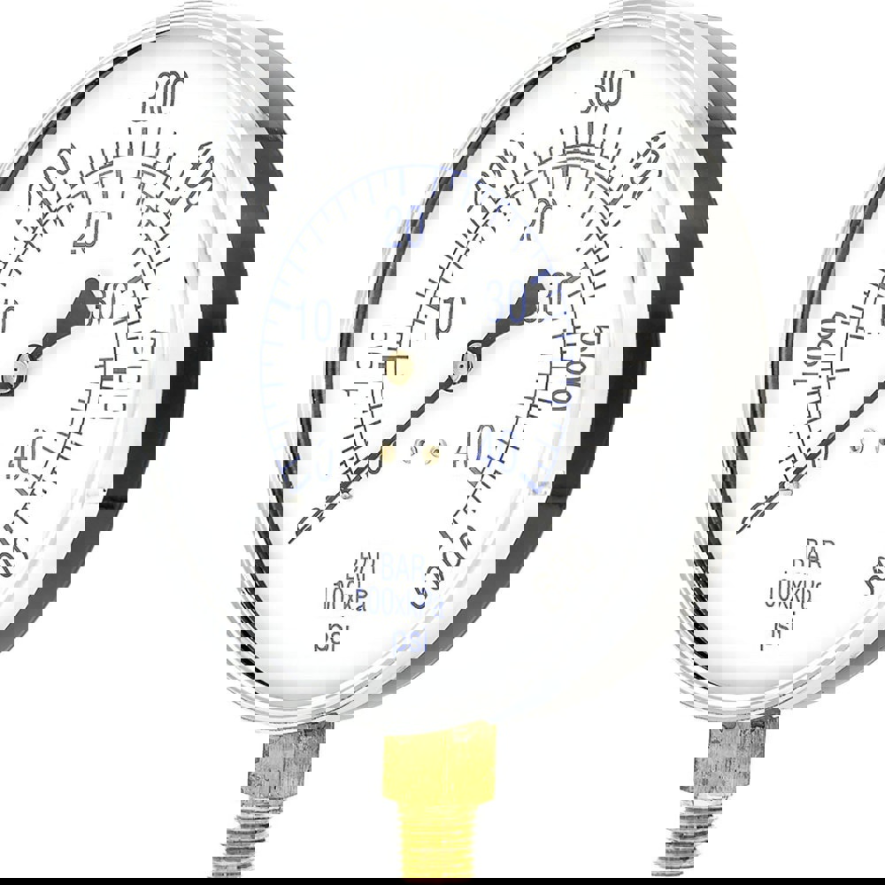Pressure Gauges; Gauge Type: Utility Gauge ; Scale Type: Dual ; Accuracy (%): 3-2-3% ; Dial Type: Analog ; Thread Type: 1/4